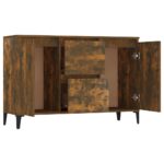 vidaXL Komoda dymový dub 102x35x70 cm spracované drevo – Obrázok 5
