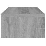 vidaXL Stojan na monitor sivý dub sonoma 42x24x13 cm spracované drevo – Obrázok 5