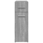 vidaXL Skrinka na lieky sivý dub sonoma 20x45,5x60 cm spracované drevo – Obrázok 5