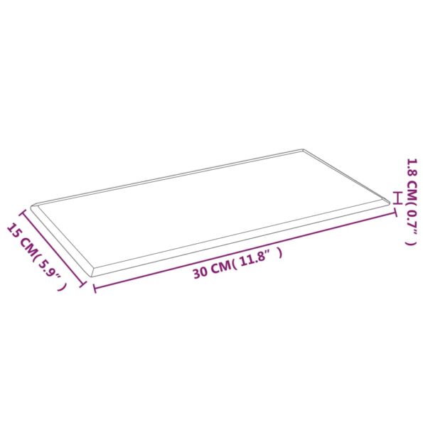 vidaXL Nástenné panely 12 ks červené 30x15 cm umelá koža 0,54 m² – Obrázok 8