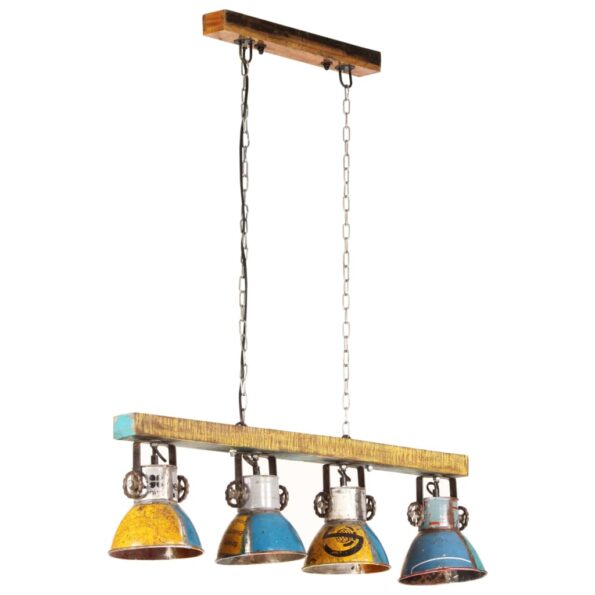 vidaXL Industriálna stropná lampa 25 W farebná 111 cm E27 – Obrázok 2