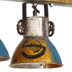 vidaXL Industriálna stropná lampa 25 W farebná 111 cm E27 – Obrázok 6