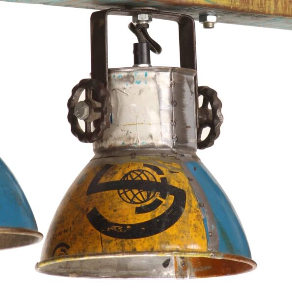 vidaXL Industriálna stropná lampa 25 W farebná 111 cm E27 – Obrázok 6
