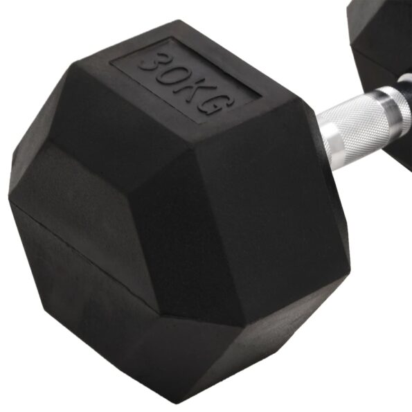 vidaXL Jednoručná činka 30 kg liatina – Obrázok 6