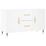 vidaXL Komoda, biela 100x36x60 cm, kompozitné drevo – Obrázok 2