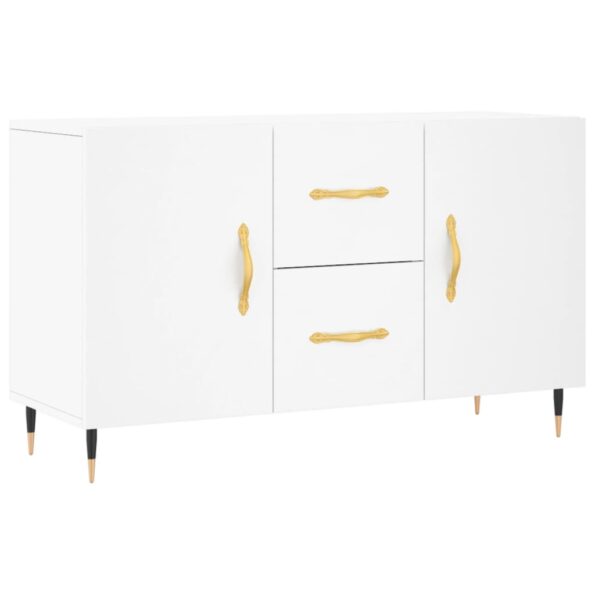 vidaXL Komoda, biela 100x36x60 cm, kompozitné drevo – Obrázok 2