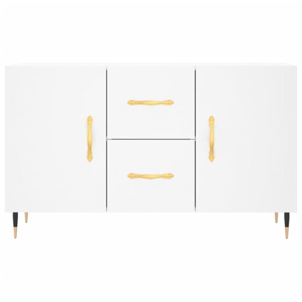 vidaXL Komoda, biela 100x36x60 cm, kompozitné drevo – Obrázok 6
