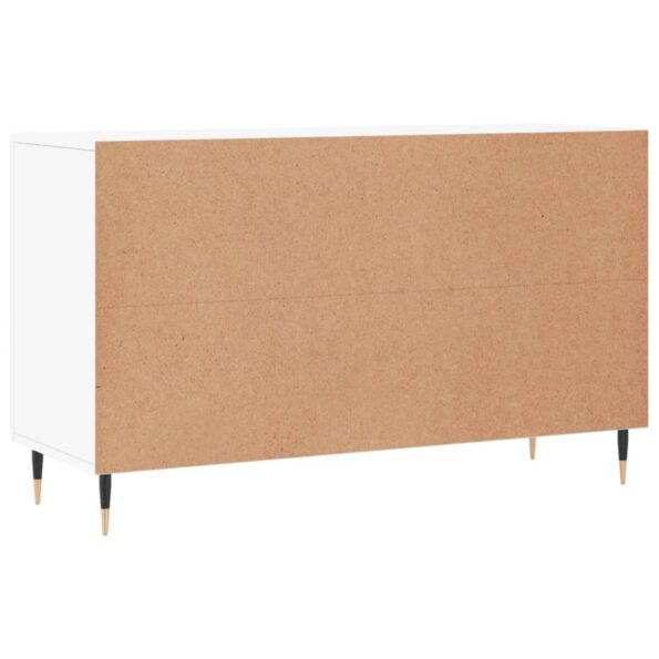 vidaXL Komoda, biela 100x36x60 cm, kompozitné drevo – Obrázok 8