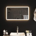 vidaXL LED kúpeľňové zrkadlo 40x70 cm