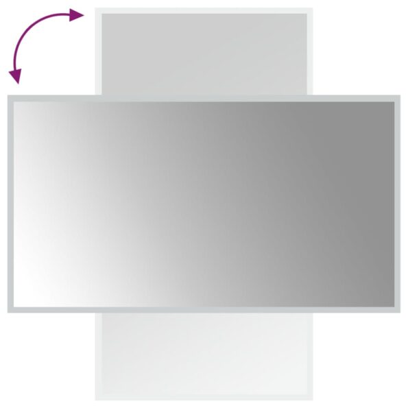 vidaXL LED kúpeľňové zrkadlo 50x90 cm – Obrázok 6