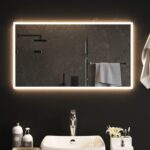 vidaXL LED kúpeľňové zrkadlo 50x90 cm