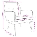 vidaXL Kreslo tmavozelené 62x79x79 cm zamat – Obrázok 8