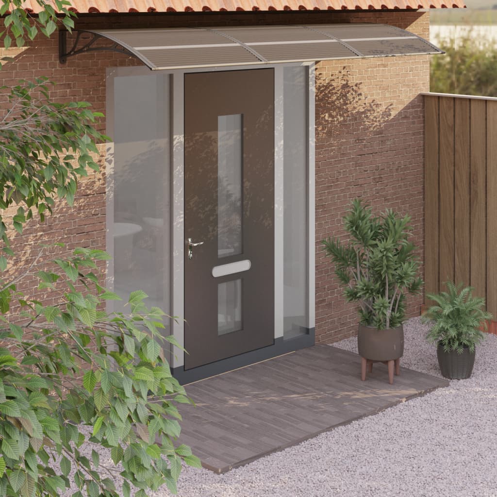 VXL8720845680145_m_en_hd_1.jpg vidaXL Vchodová strieška čierna 300x100 cm polykarbonát – Obrázok 1
