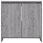 vidaXL Kúpeľňová skrinka sivý dub sonoma 60x33x61 cm spracované drevo – Obrázok 6
