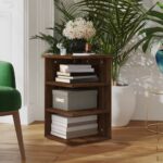 vidaXL Príručná skrinka hnedý dub 35x35x55 cm spracované drevo