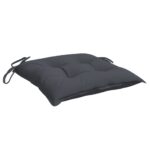 vidaXL Podložky na stoličku 6 ks, antracit 40x40x7 cm, oxfordská látka – Obrázok 4
