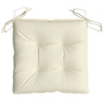 vidaXL Podložky na stoličku 6 ks, krémové 50x50x7 cm, oxfordská látka – Obrázok 5
