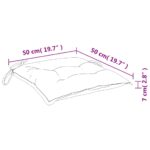 vidaXL Podložky na stoličku 6 ks, krémové 50x50x7 cm, oxfordská látka – Obrázok 8