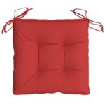 vidaXL Vankúše na paletové sedenie 2 ks červené 50x50x7cm oxford.látka – Obrázok 5