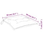 vidaXL Vankúše na paletové sedenie 6 ks čierne 50x50x7cm oxford. látka – Obrázok 8
