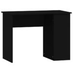 vidaXL Stôl čierny 100x55x75 cm spracované drevo – Obrázok 2