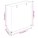 vidaXL Kryty na hojdaciu lavicu 2ks 8očiek 125x90x135/165cm polyetylén – Obrázok 10