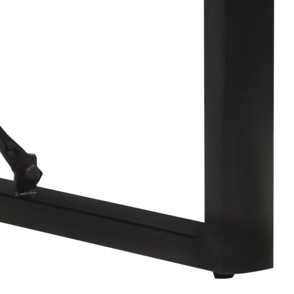 vidaXL Jedálenský stôl 120x55x76 cm masívne recyklované drevo – Obrázok 5