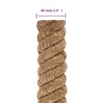 vidaXL Jutové lano 5 m dlhé 60 mm hrubé – Obrázok 6