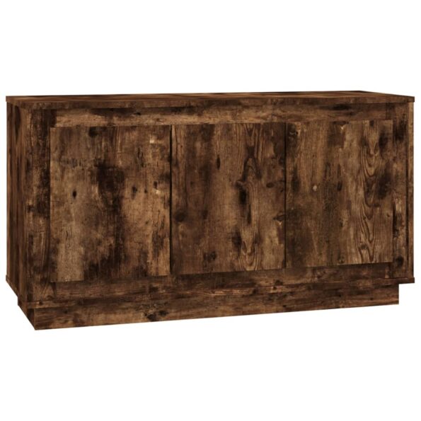 vidaXL Komoda dymový dub 102x35x55 cm spracované drevo – Obrázok 2