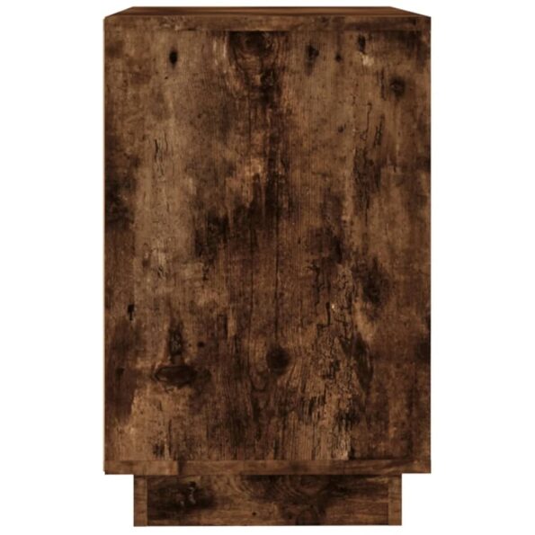 vidaXL Komoda dymový dub 102x35x55 cm spracované drevo – Obrázok 7