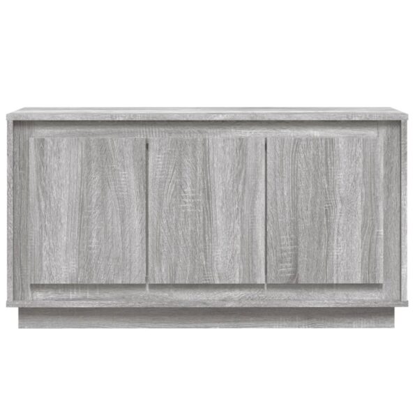 vidaXL Komoda sivá sonoma 102x35x55 cm spracované drevo – Obrázok 5
