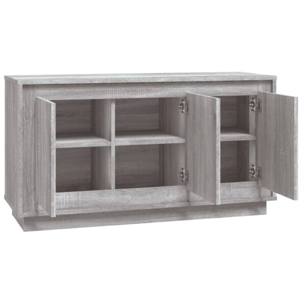 vidaXL Komoda sivá sonoma 102x35x55 cm spracované drevo – Obrázok 6