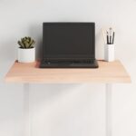 vidaXL Stolová doska 60x60x2 cm, neošetrený dubový masív, živé hrany