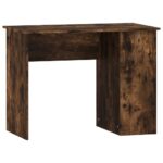 vidaXL Stôl dymový dub 100x55x75 cm spracované drevo – Obrázok 2