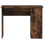 vidaXL Stôl dymový dub 100x55x75 cm spracované drevo – Obrázok 4