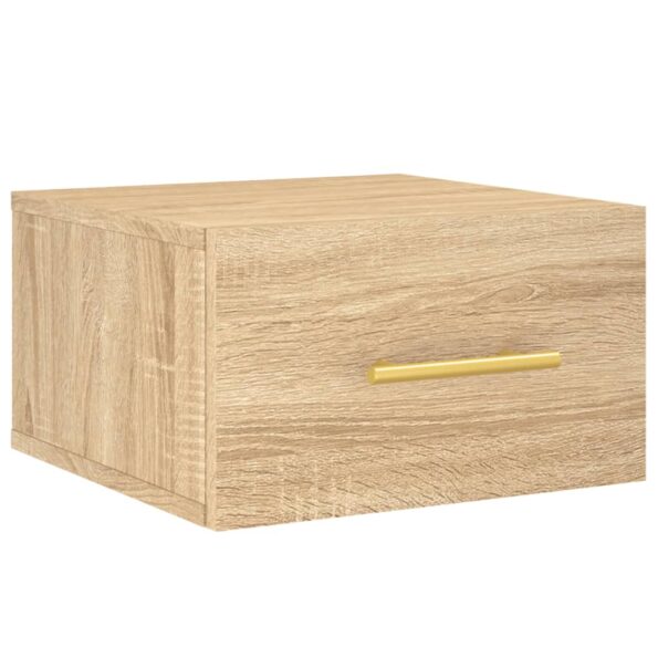 vidaXL Nástenné nočné stolíky 2 ks dub sonoma 35x35x20 cm – Obrázok 5