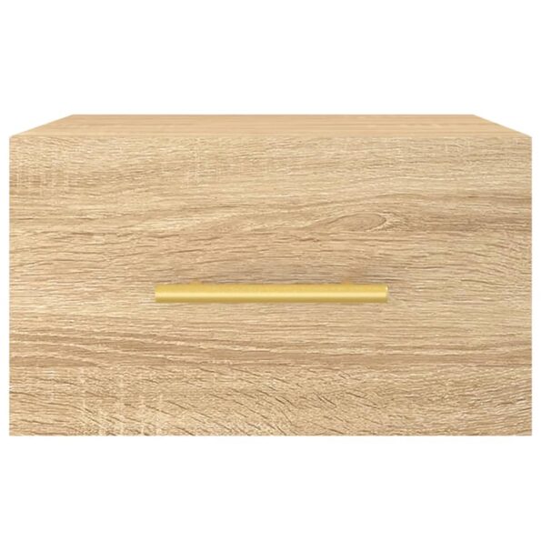 vidaXL Nástenné nočné stolíky 2 ks dub sonoma 35x35x20 cm – Obrázok 6