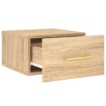 vidaXL Nástenné nočné stolíky 2 ks dub sonoma 35x35x20 cm – Obrázok 7