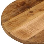 vidaXL Stolová doska 90x40x2,5 cm oválna surový mangový masív – Obrázok 6