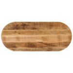 vidaXL Stolová doska 120x50x3,8 cm oválna masívny mangovník