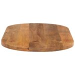 vidaXL Stolová doska 100x40x2,5 cm oválna masívny mangovník – Obrázok 4