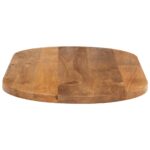 vidaXL Stolová doska 110x50x2,5 cm oválna masívny mangovník – Obrázok 4