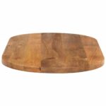 vidaXL Stolová doska 120x50x3,8 cm oválna masívny mangovník – Obrázok 4