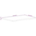 vidaXL Stolová doska so zakrivením 90x60x2,5 cm surový mangový masív – Obrázok 8