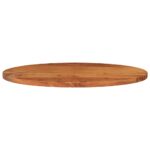 vidaXL Stolová doska 100x50x2,5 cm oválna masívna akácia – Obrázok 3