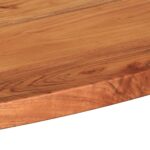 vidaXL Stolová doska 100x50x2,5 cm oválna masívna akácia – Obrázok 7