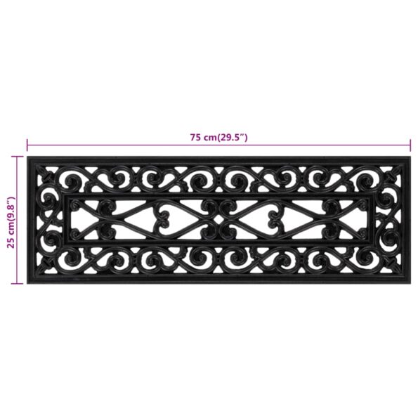 vidaXL Schodiskové stupne 10 ks 25x75 cm guma – Obrázok 9