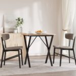 vidaXL Nohy jedálenského stola X-rám 60x50x73 cm oceľ – Obrázok 3