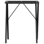vidaXL Nohy jedálenského stola X-rám 60x50x73 cm oceľ – Obrázok 4