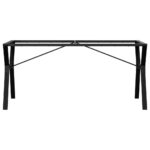 vidaXL Nohy jedálenského stola Y-rám 160x80x73 cm oceľ – Obrázok 4